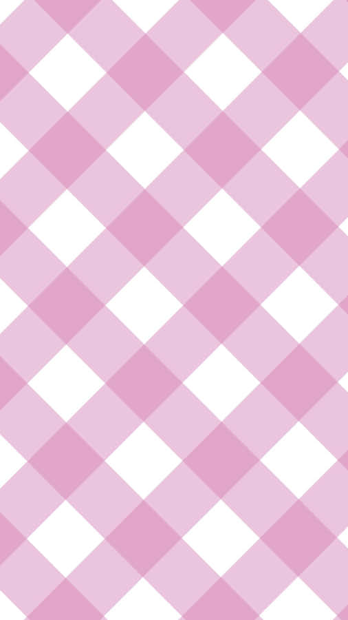 Pink White Checkerboard Pattern Wallpaper