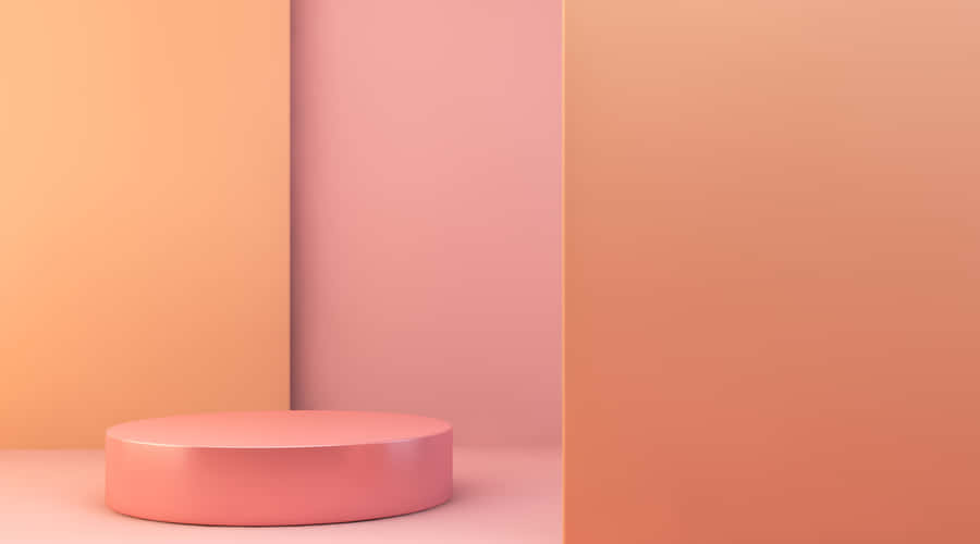 Pinkand Orange Abstract Backdrop Wallpaper