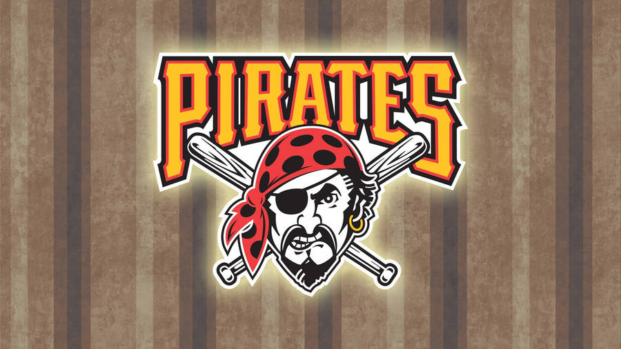 Pittsburgh Pirates Wood Style Graphic Wallpaper