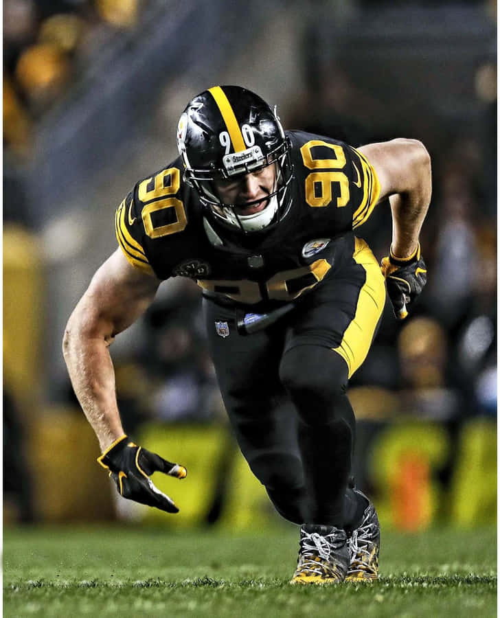 Pittsburgh Steelers Linebacker, T.j. Watt Wallpaper