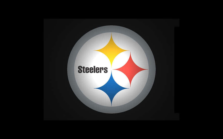 Pittsburgh Steelers Logo On Grey Wallpaper