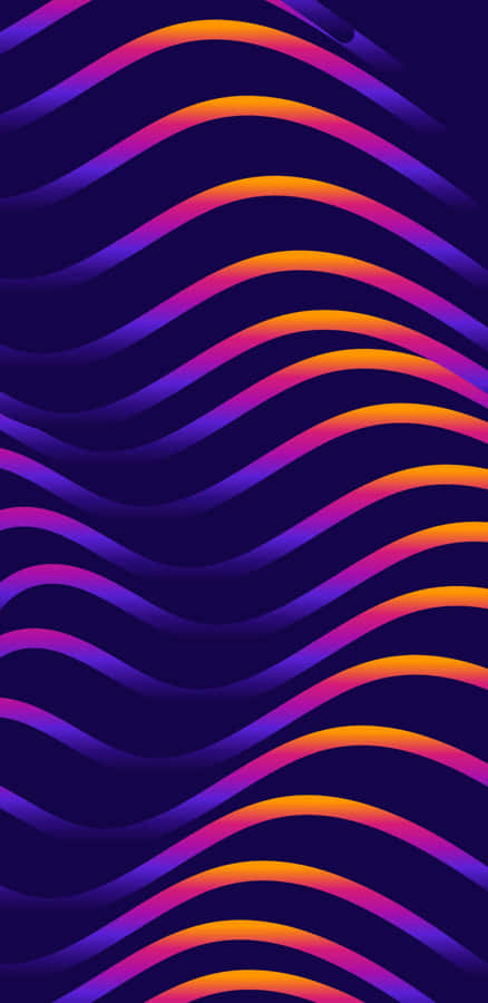 Pixel 3xl Vibrant Wave Wallpaper Wallpaper