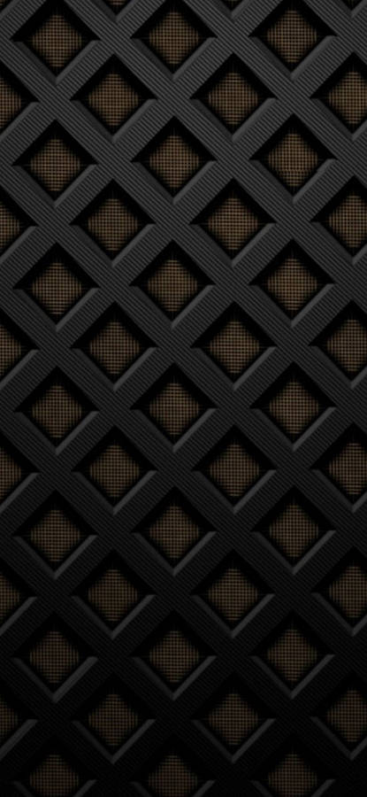 Pixel 5 Black And Gold Pattern Wallpaper