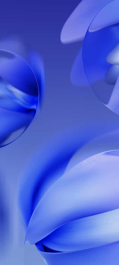 Pixel 9a Blue Abstract Wallpaper Wallpaper