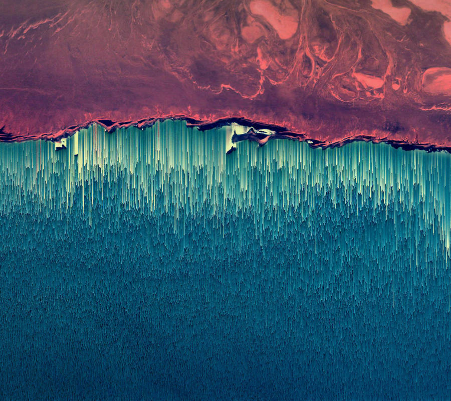 Pixel Abstract Art Wallpaper