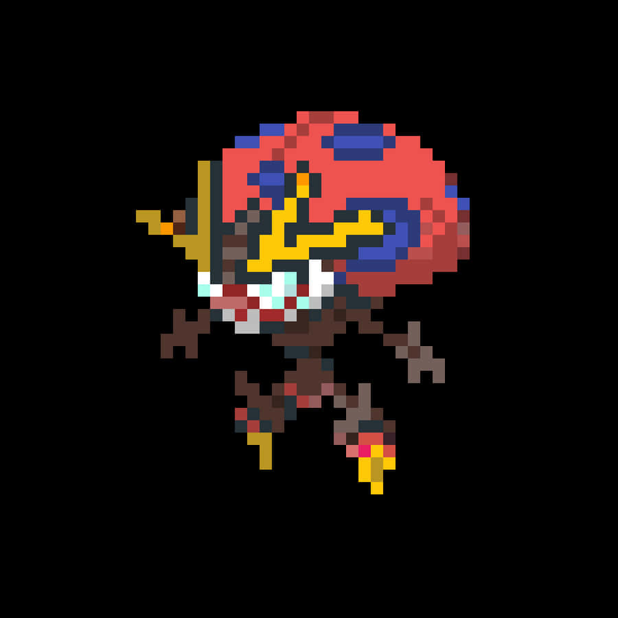 Pixel Art Of Orbeetle Wallpaper