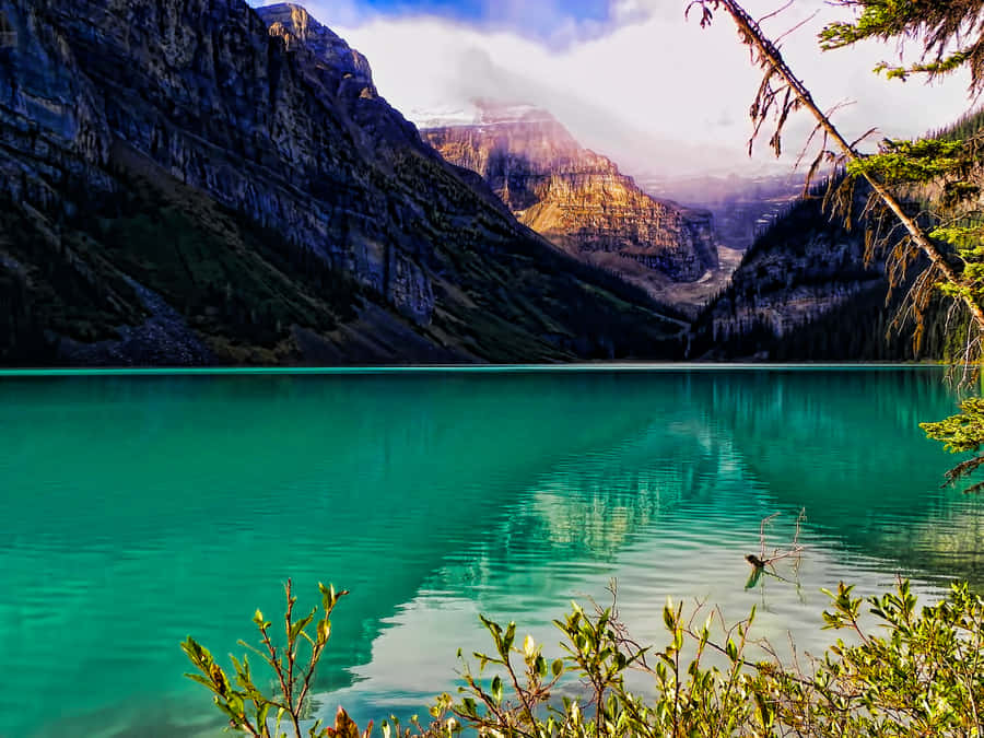 Placid Lake In Canada Wallpaper