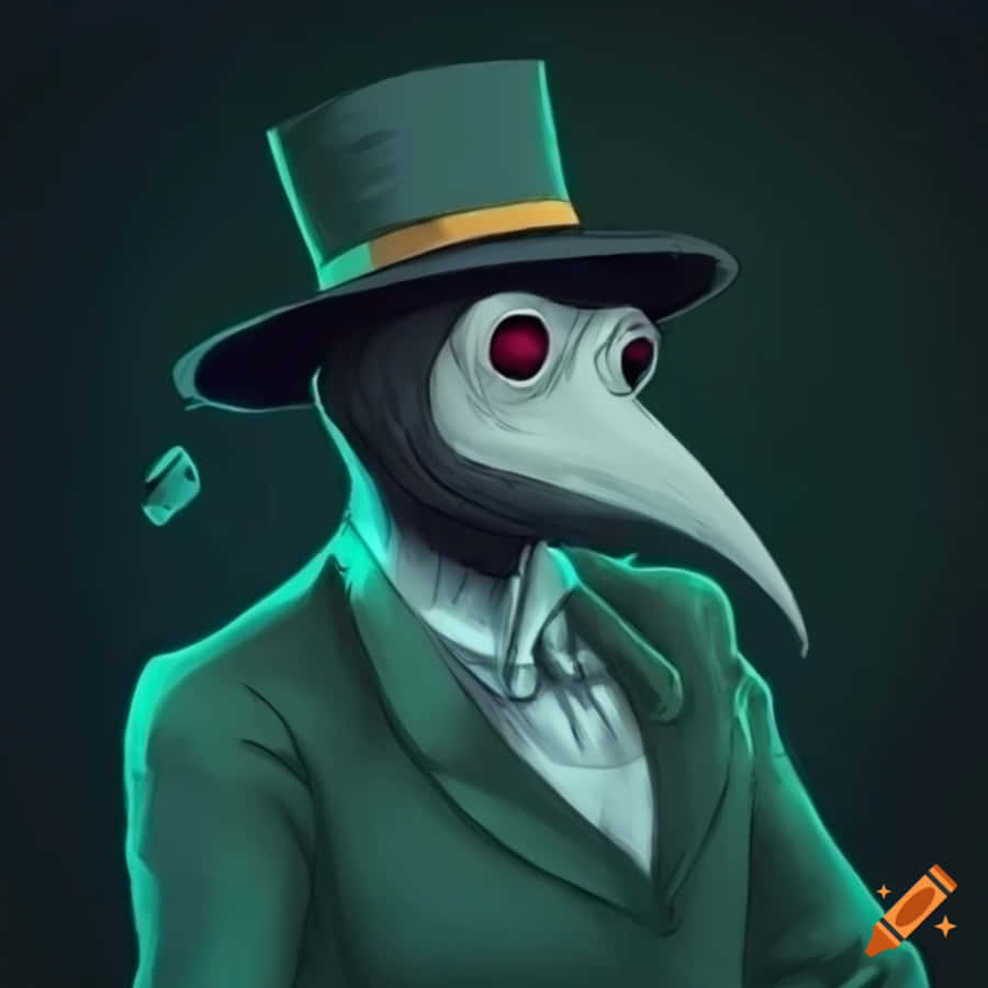 Plague Doctorin Top Hat Wallpaper