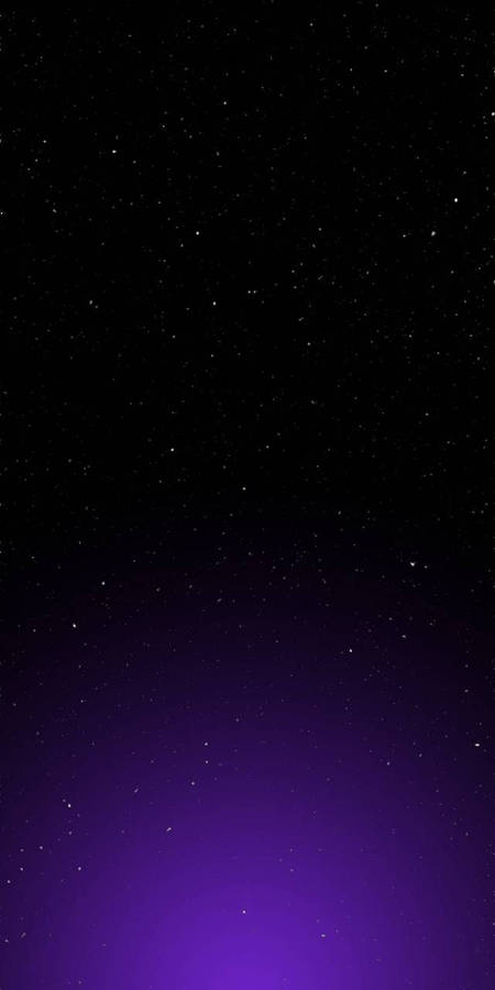 Plain Black Purple Starry Iphone Wallpaper