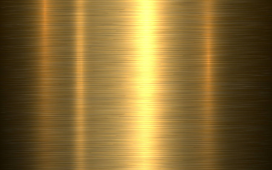 Plain Gold With Long Hairline Finish Wallpaper
