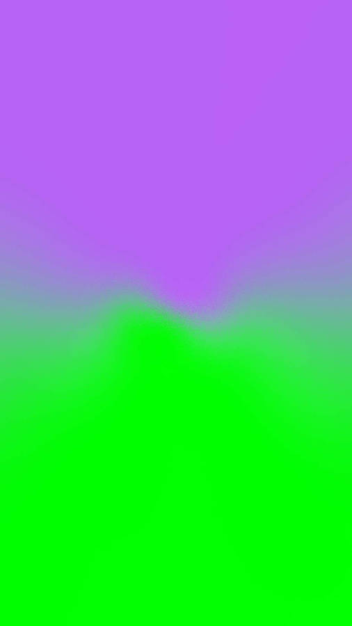 Plain Neon Green Purple Iphone Wallpaper