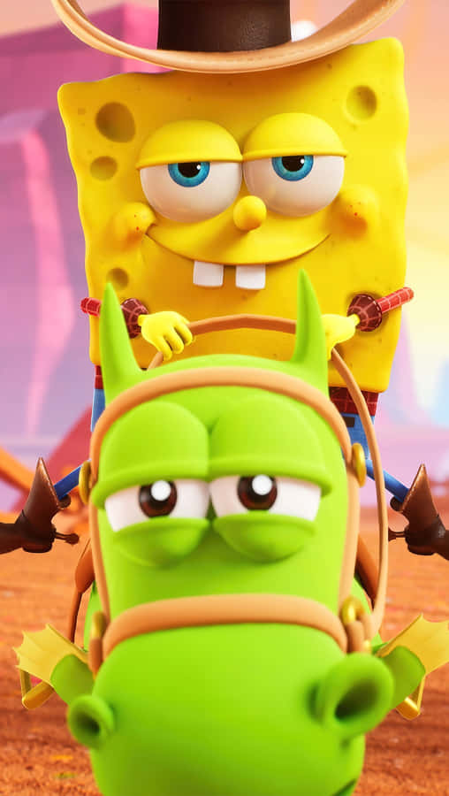 Plankton And Mr. Krabs - The Worst Of Enemies Wallpaper