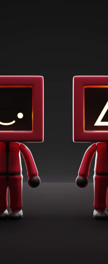 Play The Exciting Squid Game On Your Iphone! Wallpaper