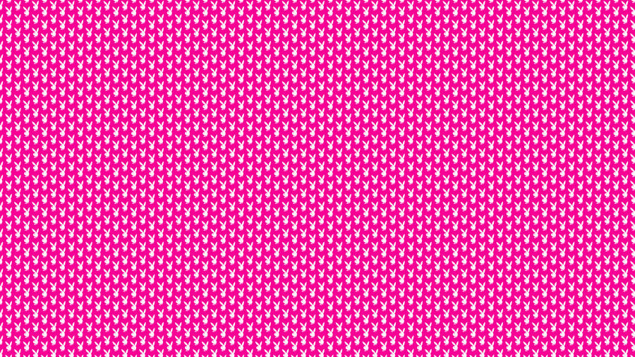 Playboy Pink Pattern Wallpaper