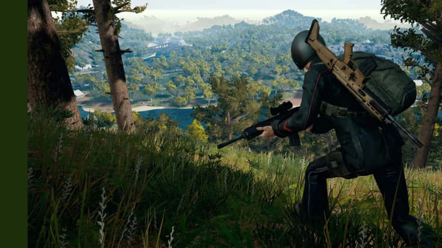 Player With Two Weapons Pubg 1920x1080 Wallpaper