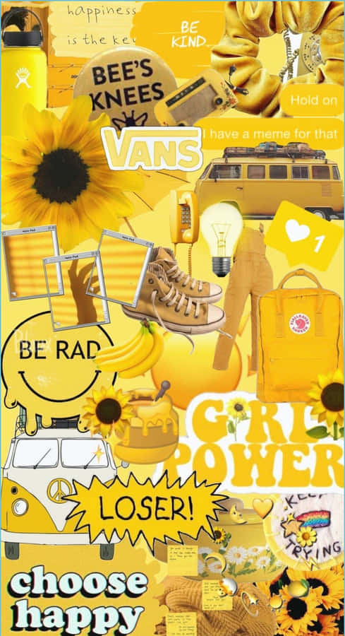 Playful Yet Powerful, Yellow Baddie Is A Superhero With The Power Of The Sun. Wallpaper