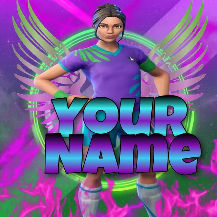 Poised Forntinite Girl Wallpaper