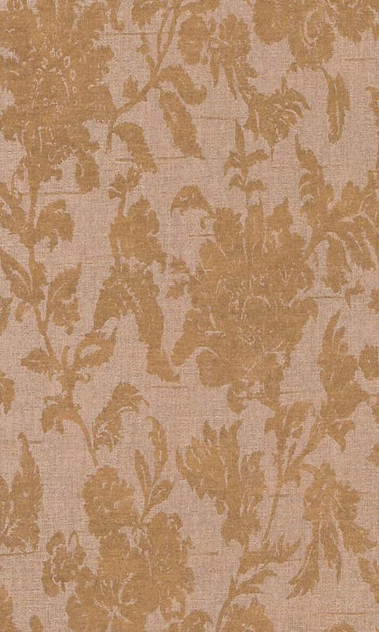 Poised Portrait Brown Design Wallpaper