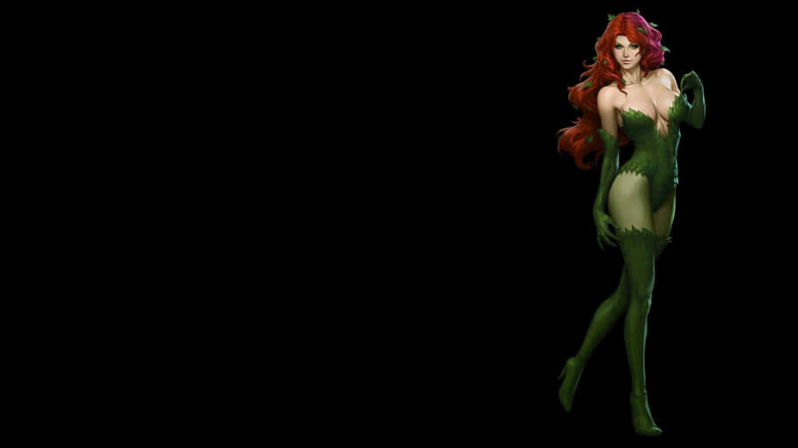 Poison Ivy Character Art Wallpaper
