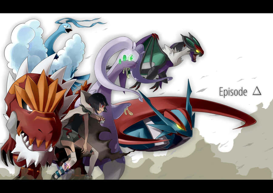 Pokemon Battle Scene Noivernand Friends Wallpaper
