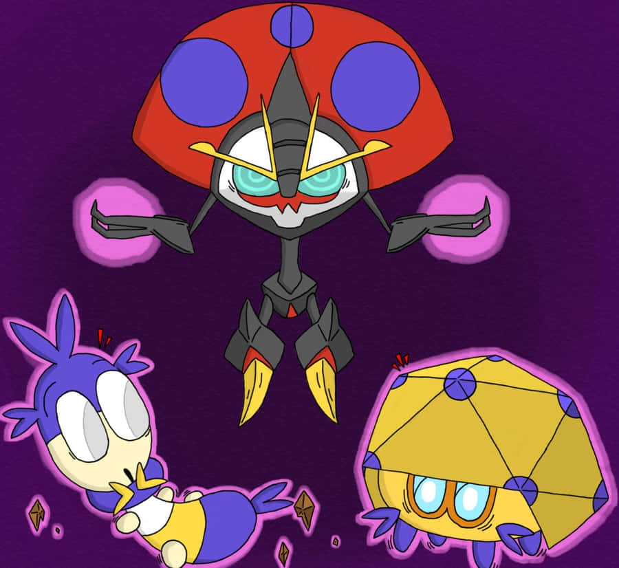 Pokémon Blipbug Orbeetle And Dottler Wallpaper