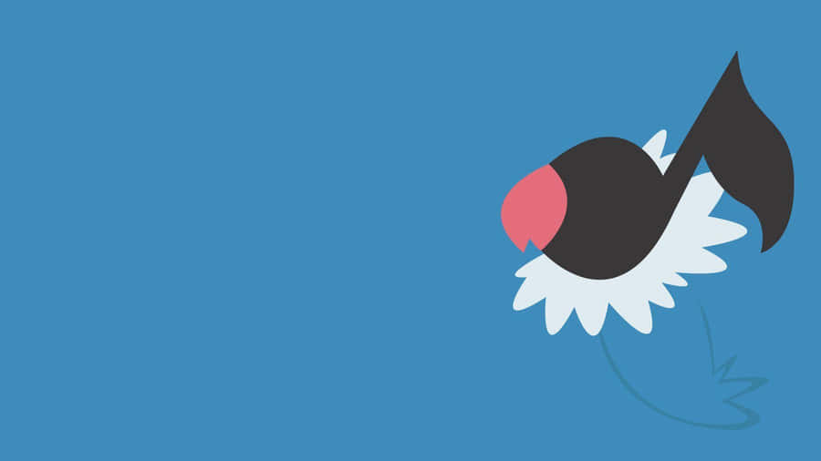 Pokémon Chatot Minimal Wallpaper