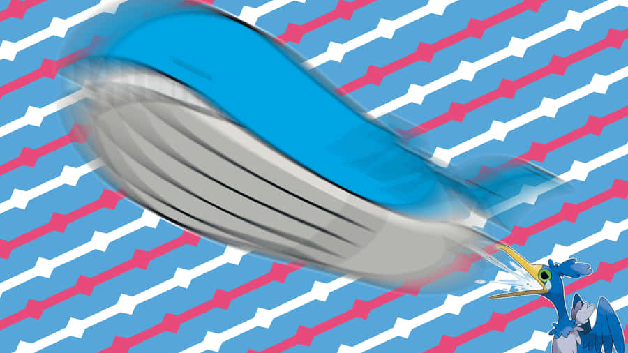 Pokémon Cramorant With Wailord Wallpaper