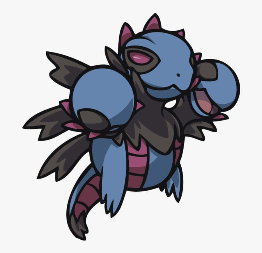 Pokémon Hydreigon In White Wallpaper