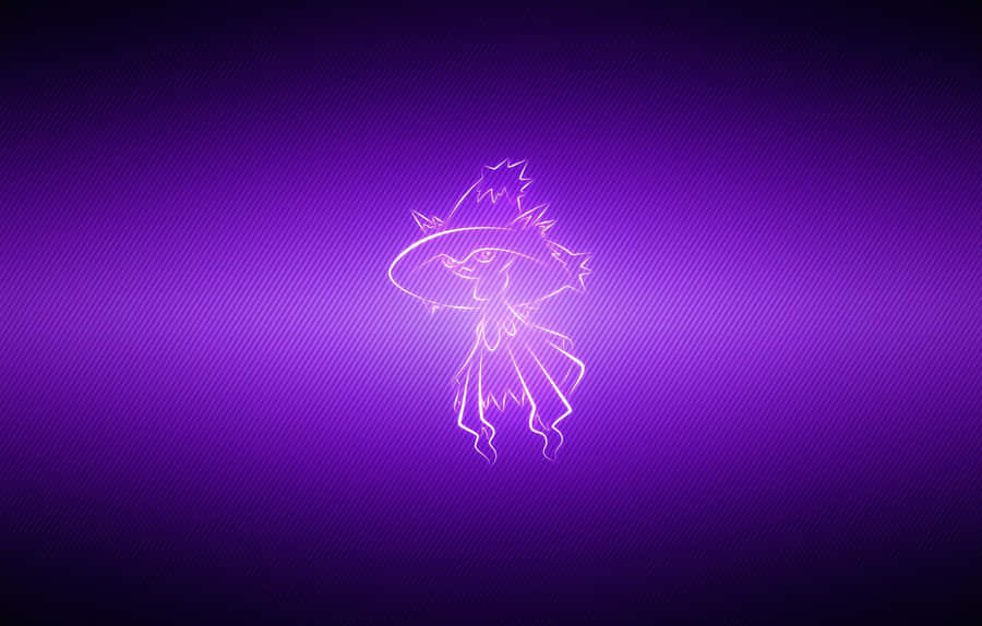 Pokémon Mismagius In Purple Wallpaper