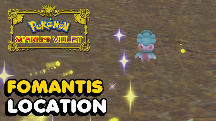 Pokémon Poster Fomantis Location Wallpaper