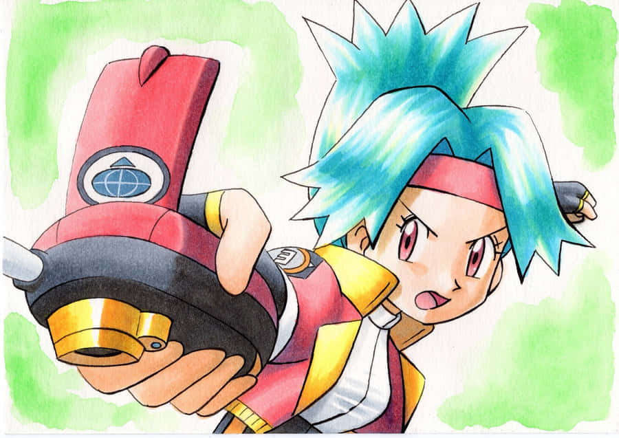 Pokemon Ranger Action Pose Wallpaper