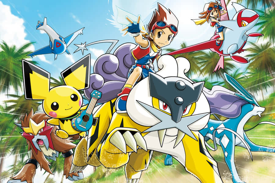 Pokemon Ranger Adventure Artwork Wallpaper