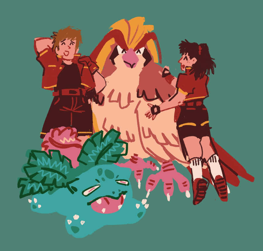 Pokemon Rangerand Partners Wallpaper