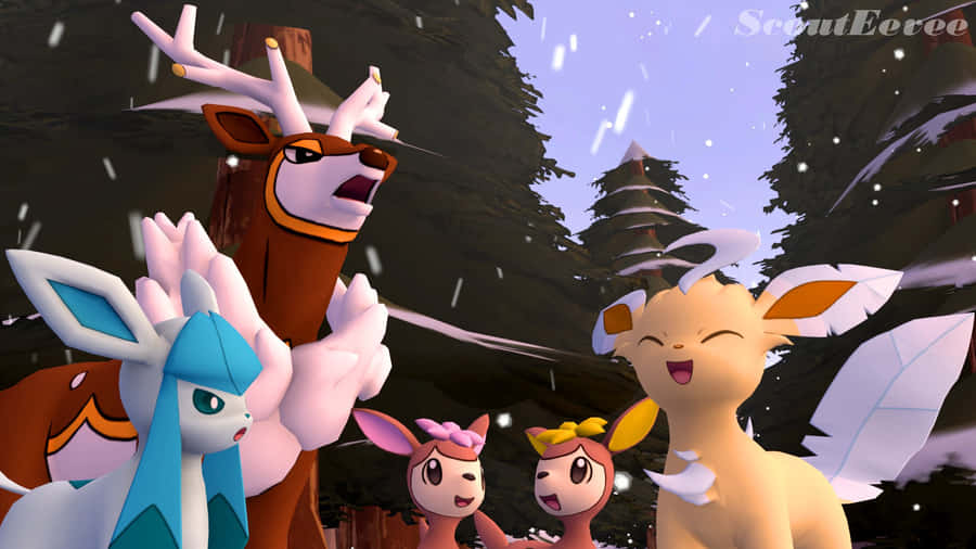 Pokemon_ Winter_ Adventure Wallpaper