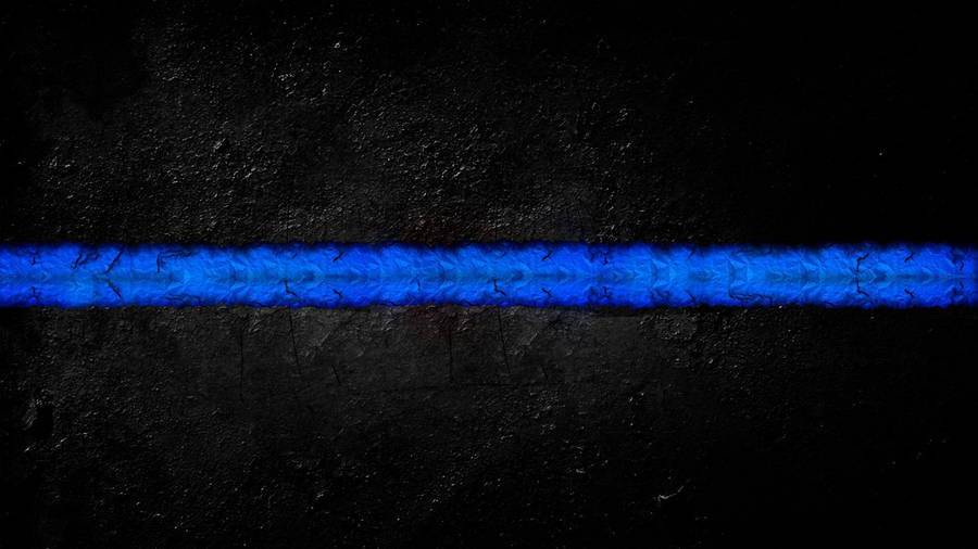 Police Officers United Under The Thin Blue Line Wallpaper