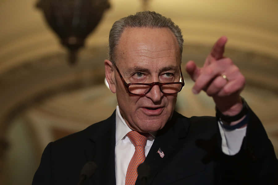 Politician Pointing During Speech.jpg Wallpaper