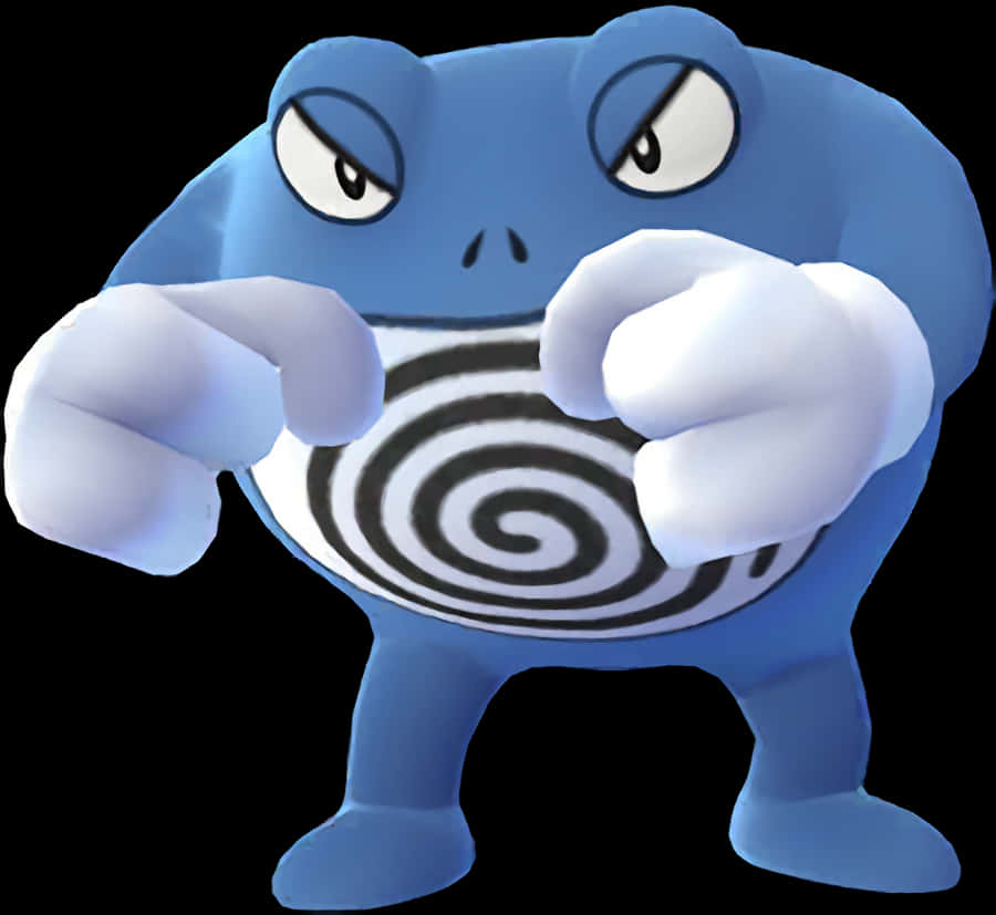 Poliwrath Clenched Fist Wallpaper
