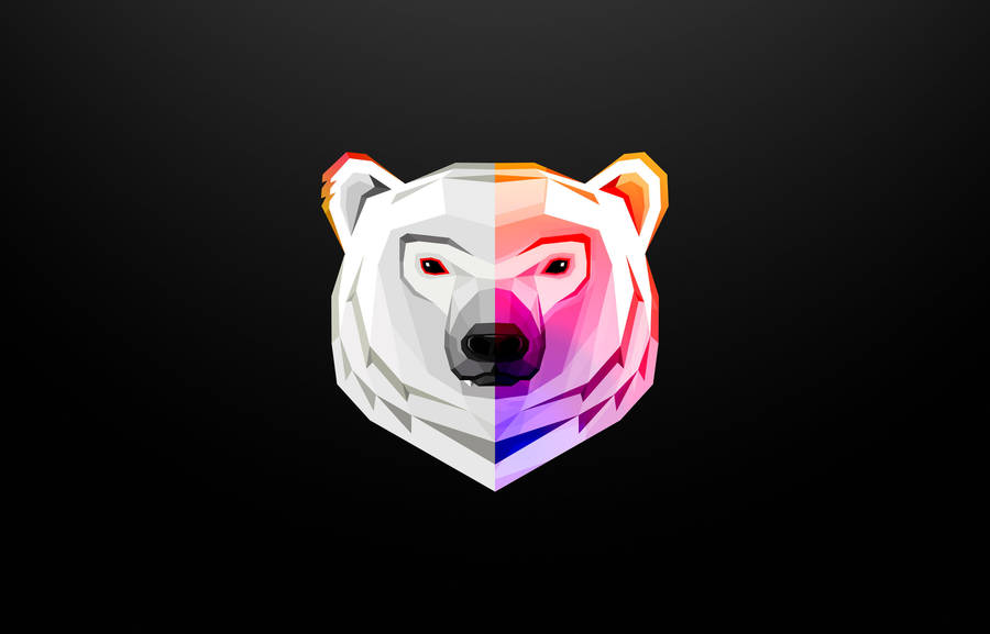 Polygon Art Polar Bear Wallpaper