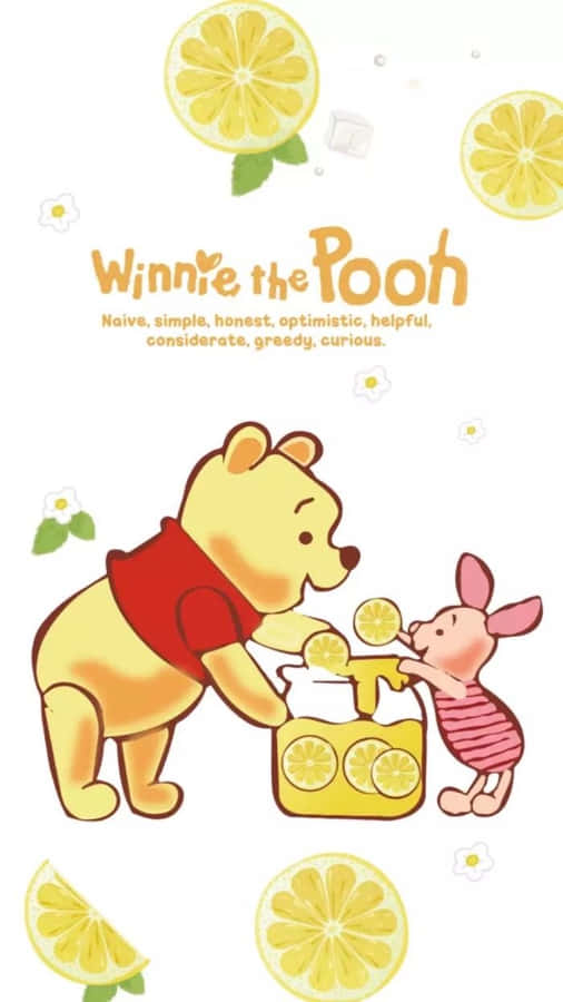 Pooh Being Honest, Kind, And Considerate Wallpaper