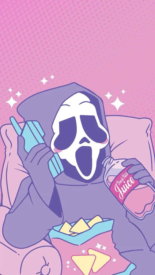 Pop Art Ghostface Relaxation Wallpaper
