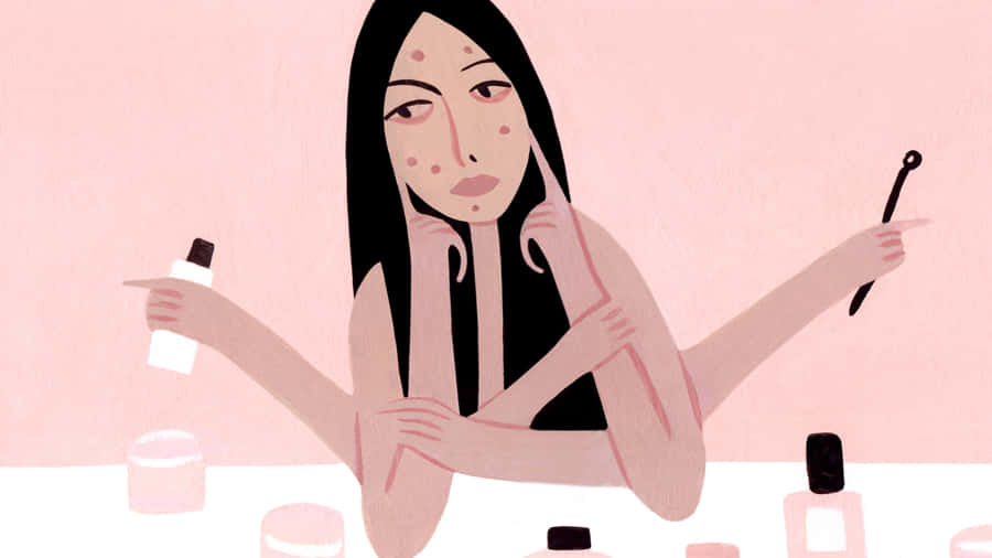 Popping Pimples Art [wallpaper] Wallpaper