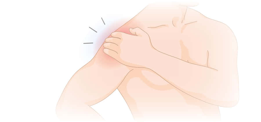 Popping Shoulder Illustration [wallpaper] Wallpaper