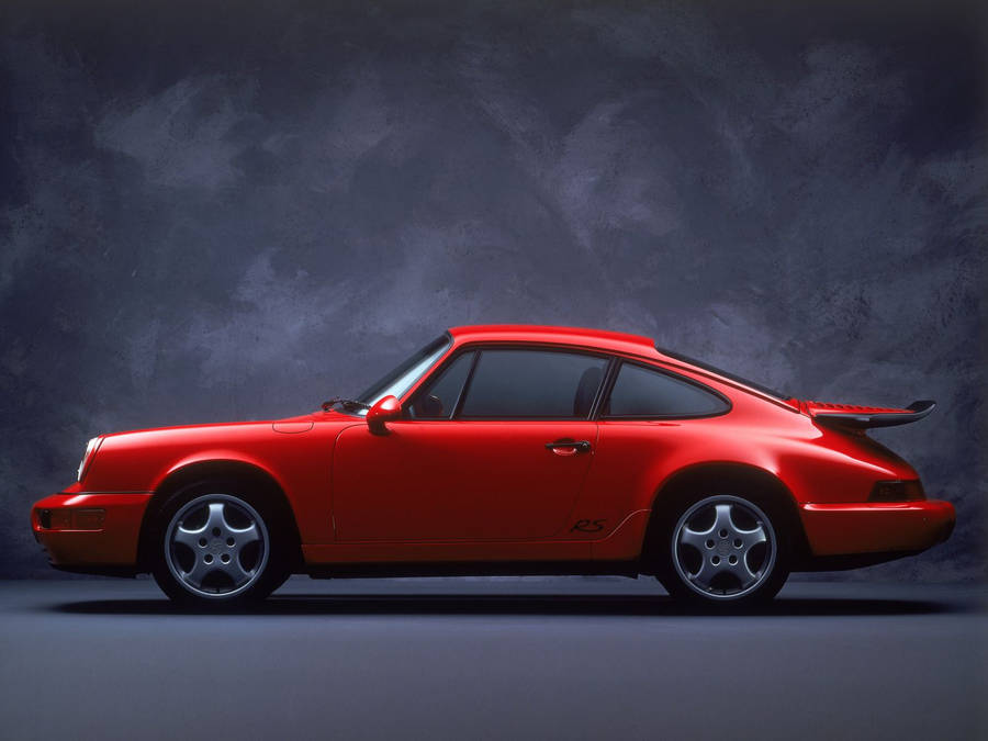 Porsche 911 Elegant Reddish Orange Paint Wallpaper