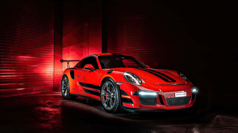 Porsche911 G T3 R S Red Showcase Wallpaper