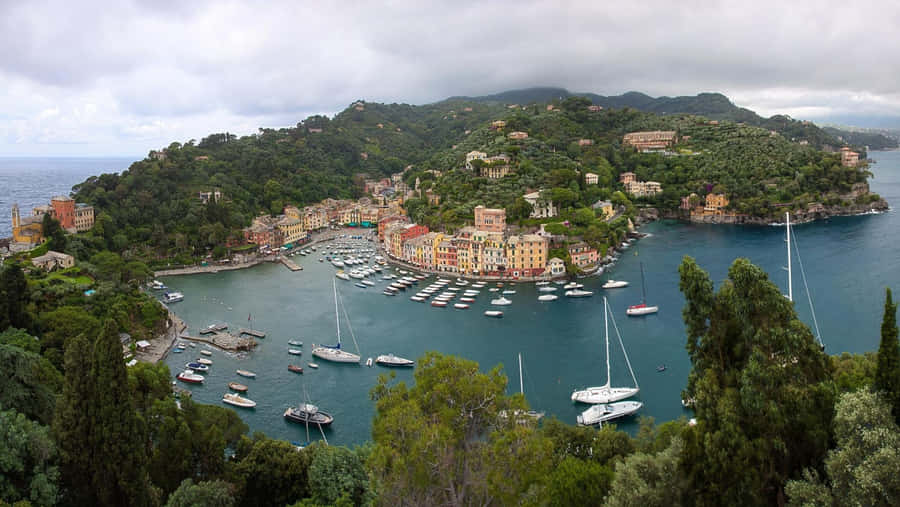 Portofino Regional Park In Italy Wallpaper