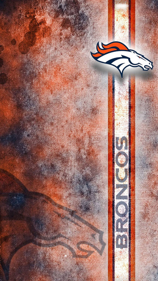 Portrait Denver Broncos Logo Wallpaper