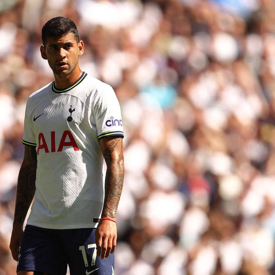 Portrait Of Cristian Romero Wallpaper