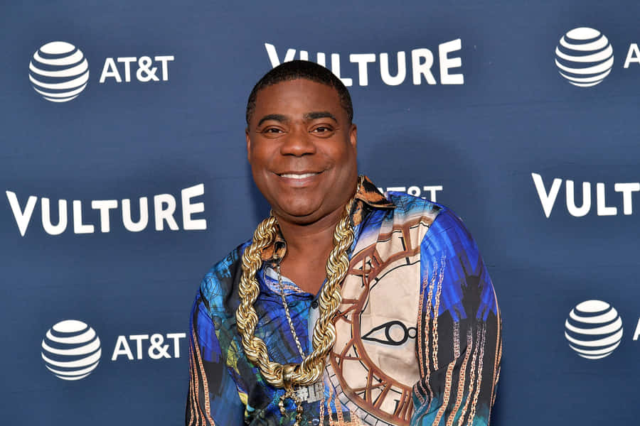Portrait Of The Renowned Comedian And Actor Tracy Morgan Wallpaper