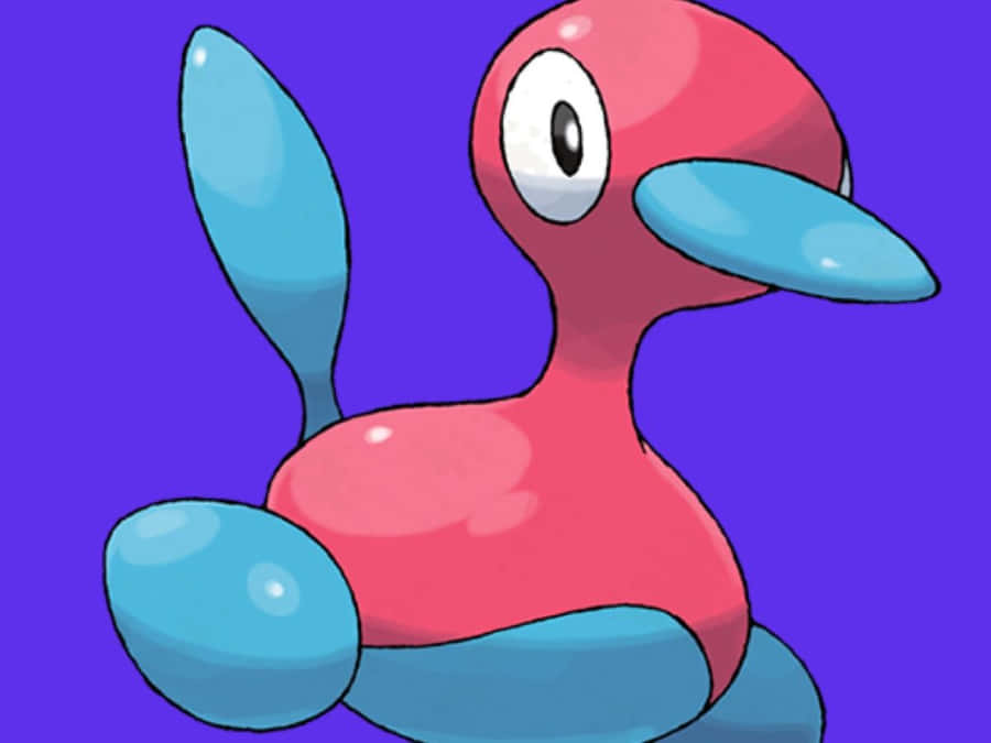 Porygon2 Blue Art Hd Wallpaper
