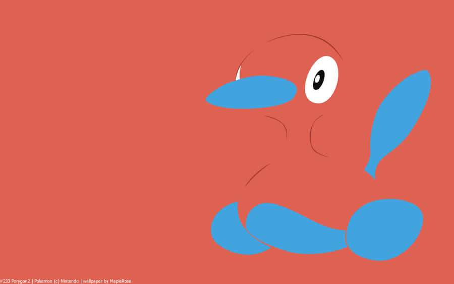 Porygon2 Minimalist Art Hd Wallpaper
